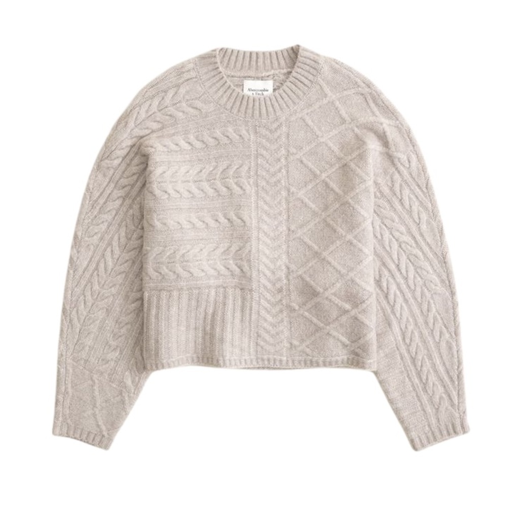 Abercrombie Cable Crew Dolman Sweater